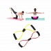 2 Estensori elastici multifunzionali con doppia impugnatura ideale per fitness, crossfit e yoga 